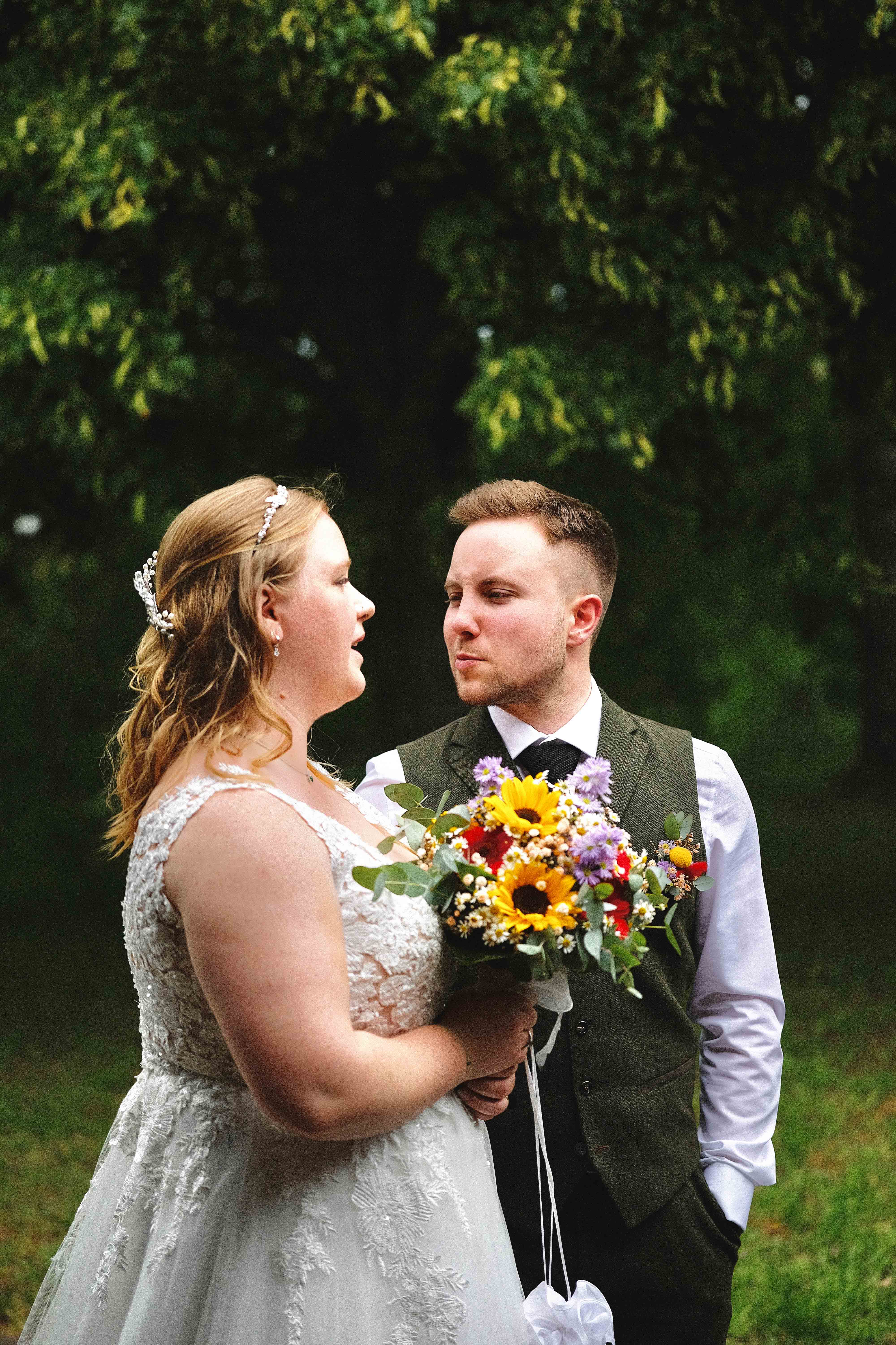 Hochzeitsmoment